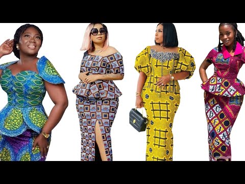39 Elegant African Skirt & Blouse/ Kaba & Slit Styles to Make You Feel Royal 👑