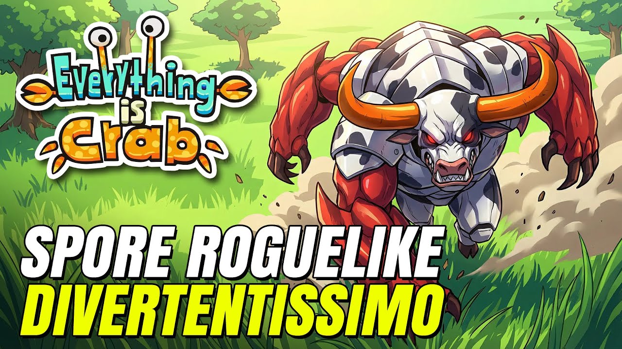 🦀 UN MIX CHE DA ASSUEFAZIONE 🦀 Everything Is Crab: The Animal Evolution Roguelite playtest ITA