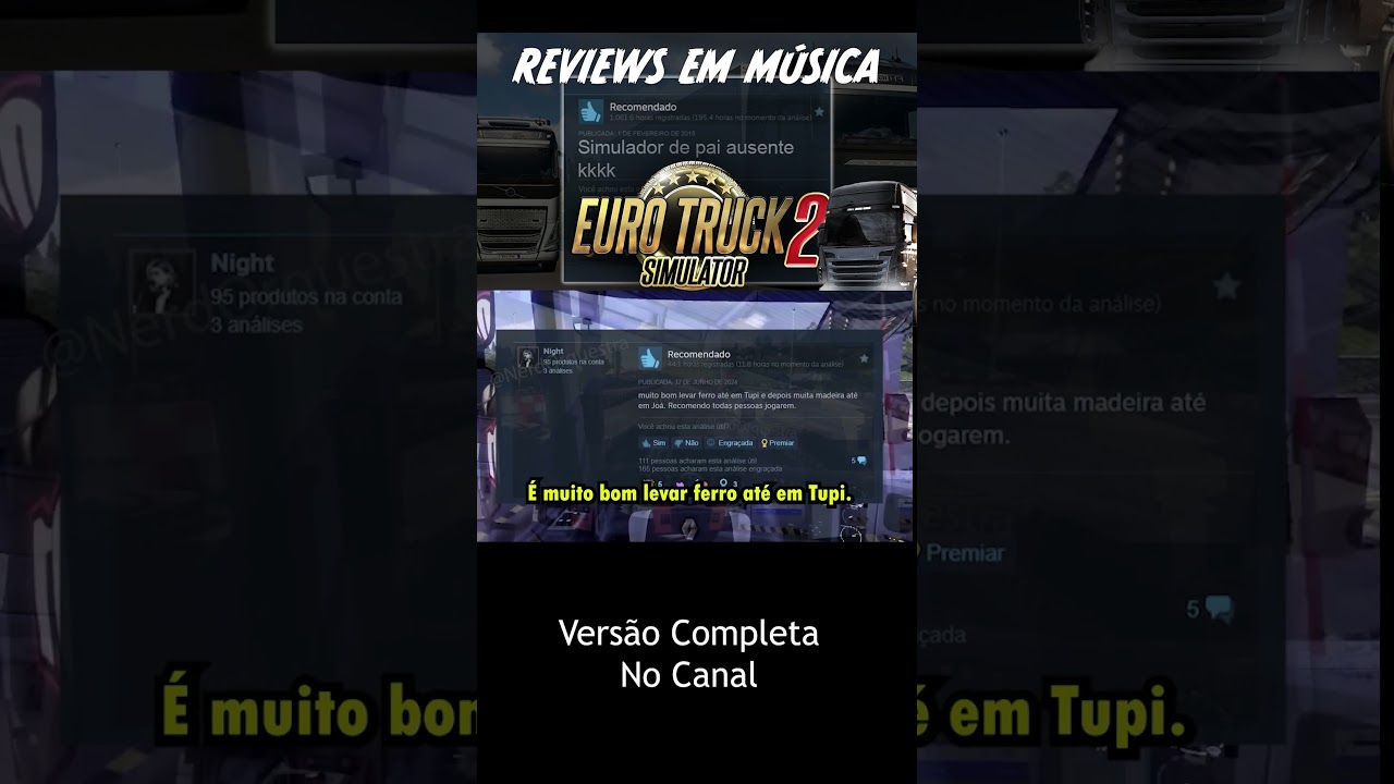 EURO TRUCK 2 SIMULATOR - Análises Transformadas em MÚSICA!