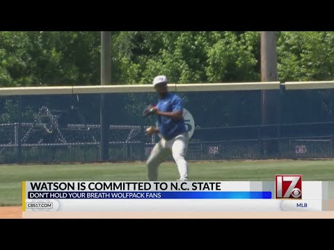 Wake Forest high school baseball star doesn't mind all the attention