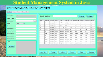 Student Management System in Java | NetBeans | MySQL Database