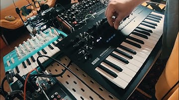 Moog DFAM + Microbrute SE + Minilogue XD  Analog Jam p.2