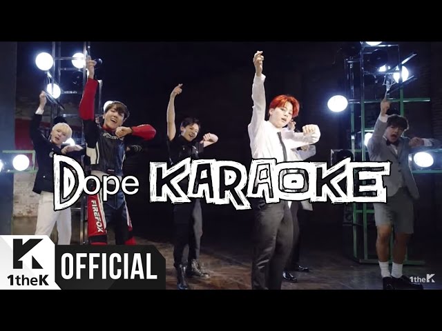 BTS (방탄소년단) - DOPE 쩔어 (Instrumental / off vocal / karaoke) class=