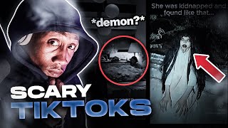 Creepy and Scary TikToks That Might Wake You Up & Change Your Reality REACTION!!! Pt. 15