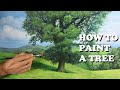 How to paint a tree tutorial - tree painting