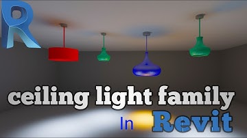 Ceiling light family in revit