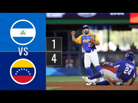 Resumen Nicaragua vs Venezuela | Clásico Mundial 2023 14-mar