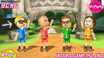 Wii party - 보드게임 Board Game Island ( 한글자막, Kr Sub ) Player Daddy vs 프리츠 vs 카프리오 vs 죠반나