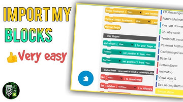 How to import block to sketchware