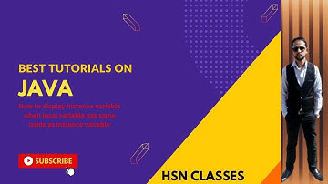 Java How to access Local and Instance variables of another Class, Harendra Sir @HSNClasses1987
