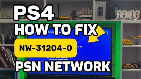 How To Fix PS4 Error NW-31204-0 Theee was an error connecting to the network