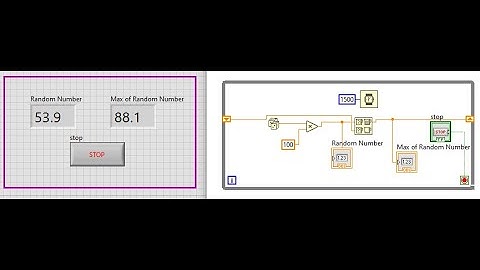 How to generate random numbers in Labview and Pick the Maximum number