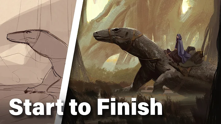 How I Paint Concept Art from Scratch (Digital Painting Tutorial) thumbnail