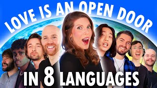 8 BOYS, 1 GIRL, 8 LANGUAGES - Love Is An Open Door - Disney's FROZEN