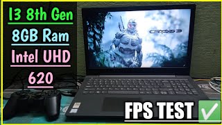 Crysis 3 Game Tested on Low end pc|i3 8GB Ram & Intel UHD 620|Fps Test 😇|