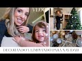 COLOCANDO LA DECORACION DE NAVIDAD/ VLOG