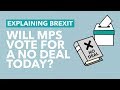 Will MPs Vote for No Deal Today? - Brexit Explained
