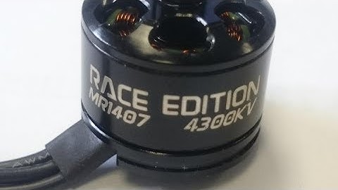 Burned motors DYS MR1407 II 4300KV 3-4S