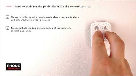 How to use your panic alarm | PhoneWatch Ireland