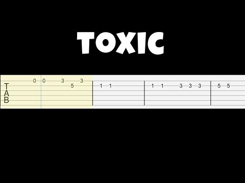 BoyWithUke - Toxic  Guitar Tutorial 