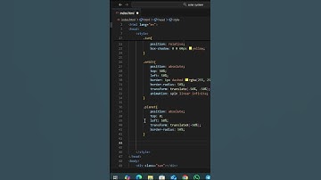 Solar System  using  HTML CSS #shorts  #html #css