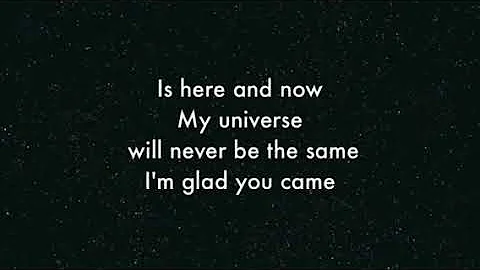 The Wanted - I Am Glad You Came Lyrics || full