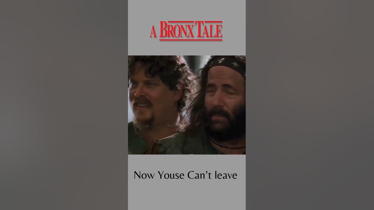 A Bronx Tale Now You Can T Leave Now Youse can’t Leave - A Bronx Tale - YouTube