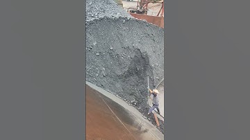 Ship unloading phosphate rock sequel #original video #Sand ship transportation #Self-dumping ship w