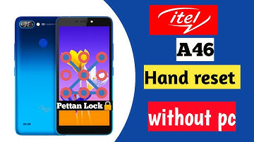 Itel A46 hand reset without pc।  itel A46 pettan unlock । 2021
