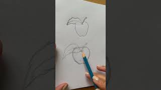 Sketching tips for beginners #shorts #howtodraw #sketchingtips #learntodraw #howtodrawanapple screenshot 4