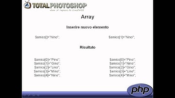 PHP - Usare gli array