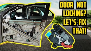 How To Fix A VW Door Lock | VW Golf/Jetta Mk5