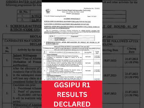 🔥GGSIPU Round 1