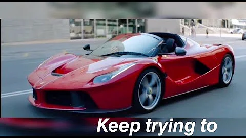 Trajbo-Keep Trying |THRACE MUSIC |Ferrai LaFerrari Aperto video