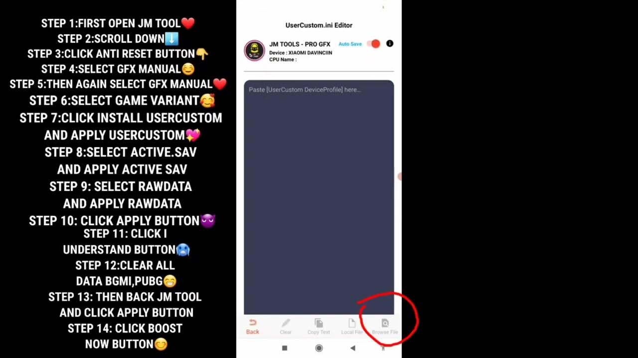 HOW TO APPLY FILE FROM JM TOOLS YouTube