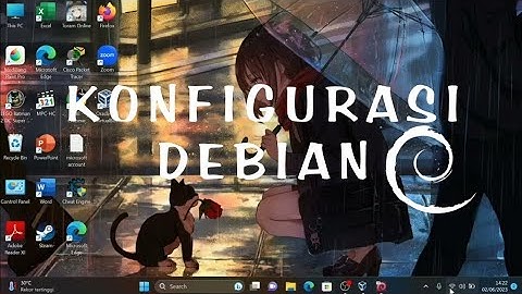 konfigurasi debian di virtual box dari penginstalan sampai ke mail server