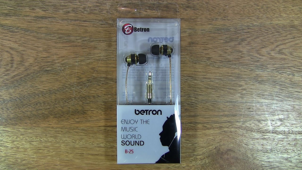 betron b25 noise isolating in ear canal headphones