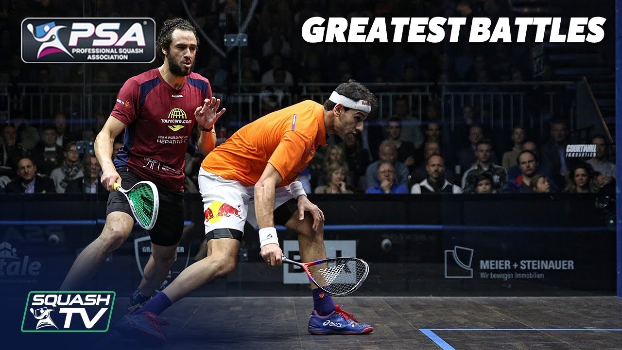 Squash Ramy Ashour v Mohamed ElShorbagy Greatest Battles YouTube