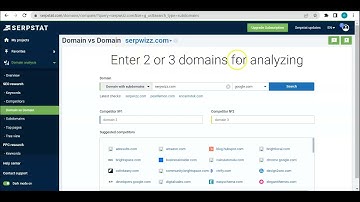 Domain Analysis SEO Research Part 2 | Serpstat Tutorials