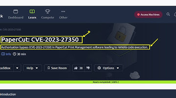 PaperCut - CVE-2023-27350 - TryHackMe Walkthrough