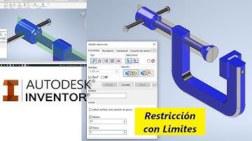Restricción con Limites - Autodesk Inventor 2020 - Tutorial (Español)