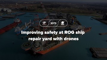ROG ship repair yard uses Elios 3 UT maritime drones for faster and safer vessel inspections