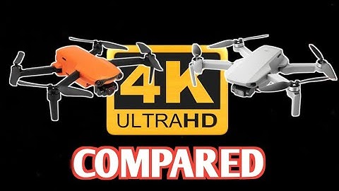 dji mini 2 X autel evo nano || 4k video comparison