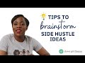 7 KEY Tips To Brainstorm Side Hustle Ideas! (Start A Side Hustle) | Clever Girl Finance