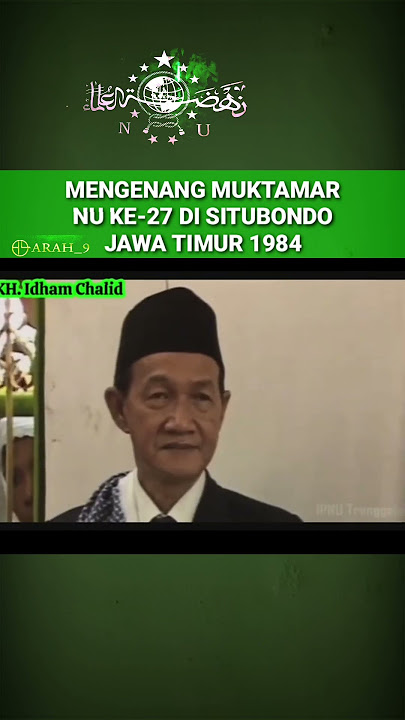 Video Langka, Muktamar NU ke-27 di Situbondo, Jatim #shorts