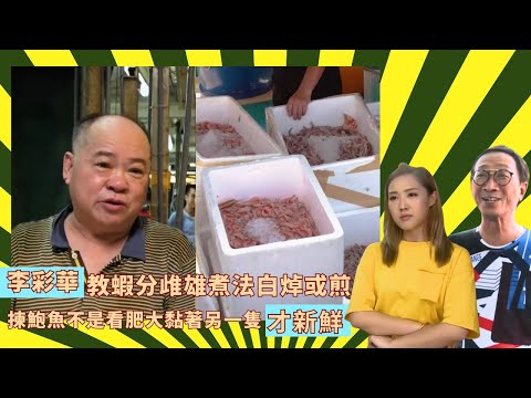 李彩華教蝦分䧳雄煮法白焯或煎｜揀鮑魚不是看肥大黏著另一隻才新鮮｜香港海鮮美食雜魚湯用十幾種魚熬｜輝哥為食遊 II 吳錫輝 林秀怡