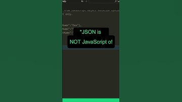 Sabi Wetin JSON Be: In Pidgin
