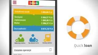 New mBank's mobile application