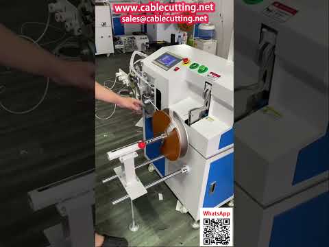 All-in-One Machine for Counting, Cutting, Coiling, and Tying Shielded Cable