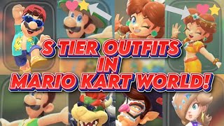Ranking The S TIER Outfits in Mario Kart World! 🍄🏁⭐